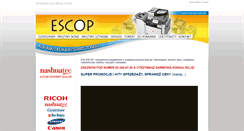 Desktop Screenshot of escop.com.pl